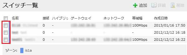 クラウドコントロールパネル