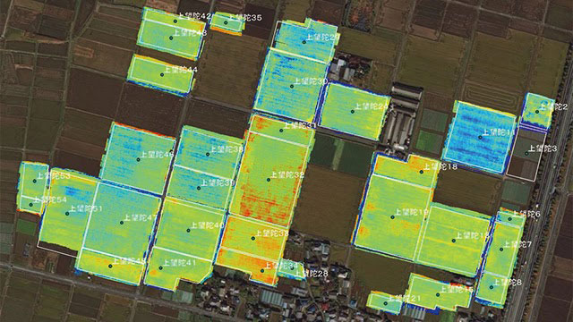 （▲出典：ヤンマー　リモートセンシング）