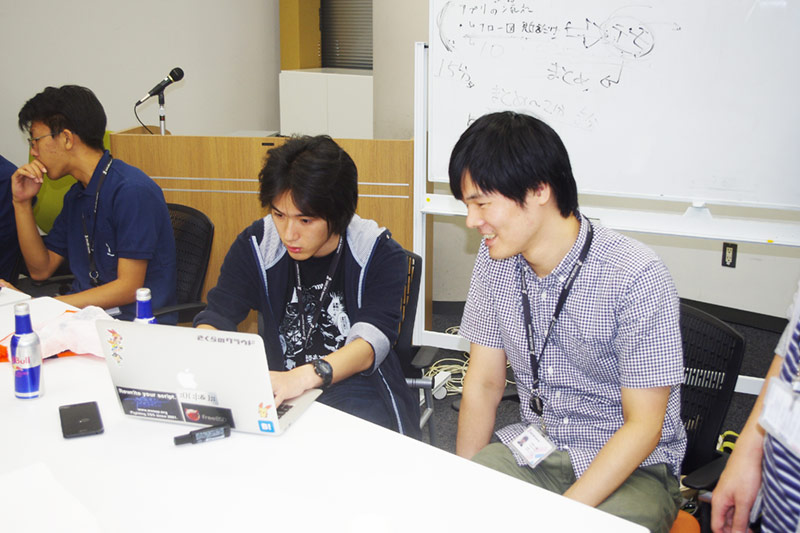 もうちょっとです。がんばって！