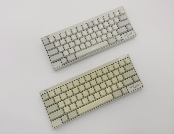 真っ白なキーボード