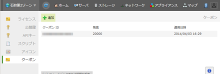 図13 クーポン追加後の管理画面