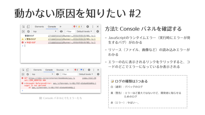 動かない原因を知りたい#2