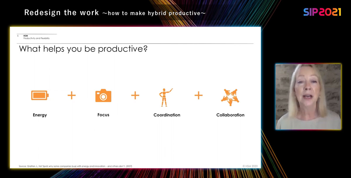 リンダ・グラットン氏が考える生産的な仕事に必要な4つの要素