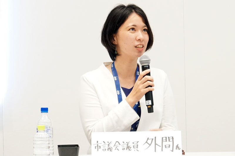 外間さんの写真