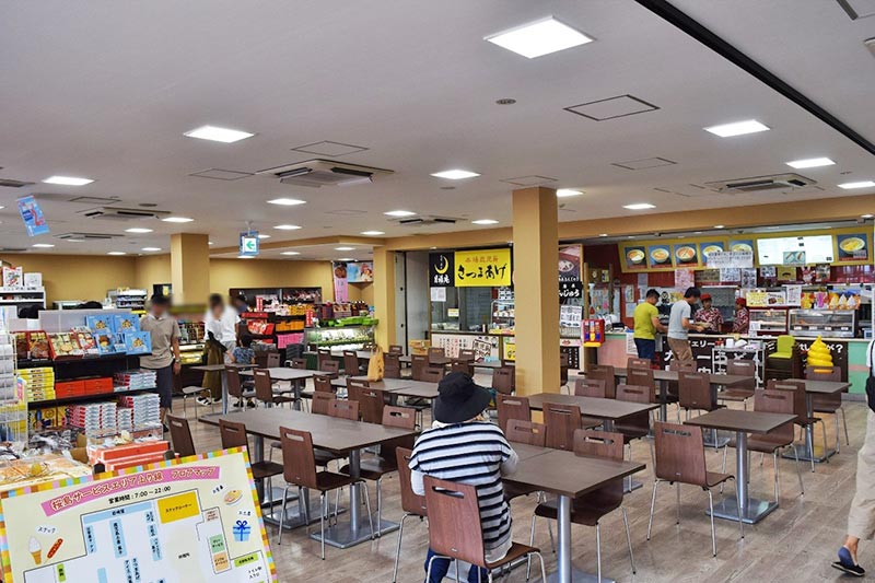 SAの中に入ってみる