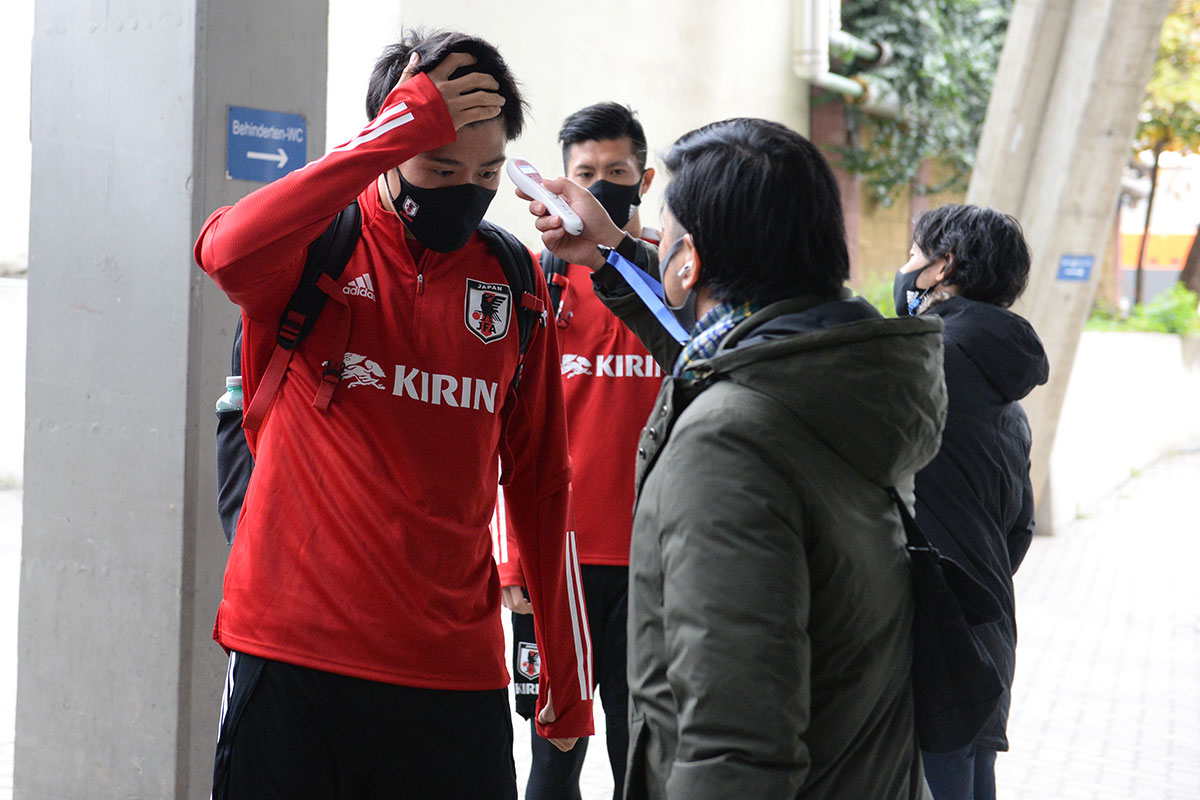 検温は欠かさずおこなっていた