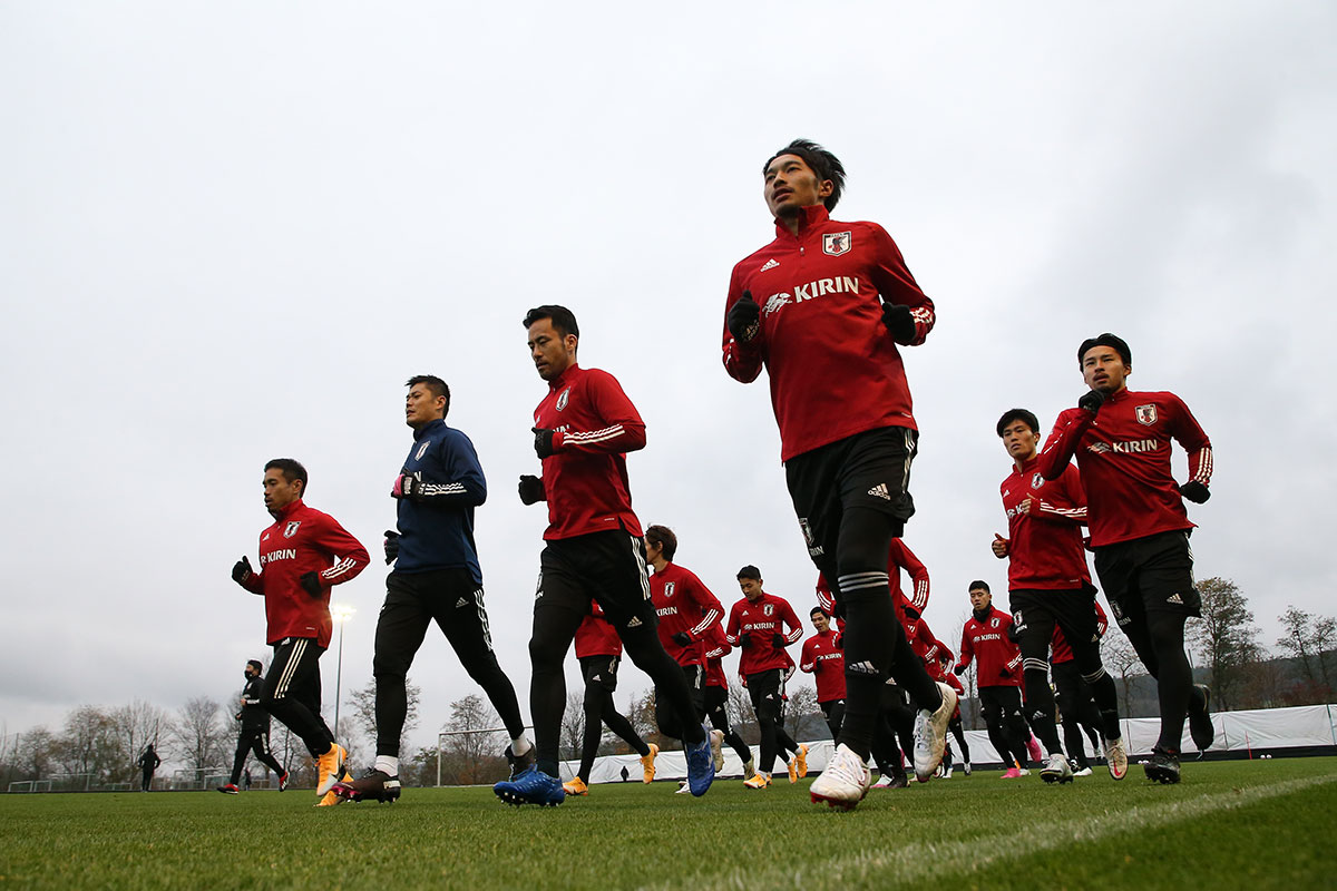 練習風景（写真提供：日本サッカー協会）