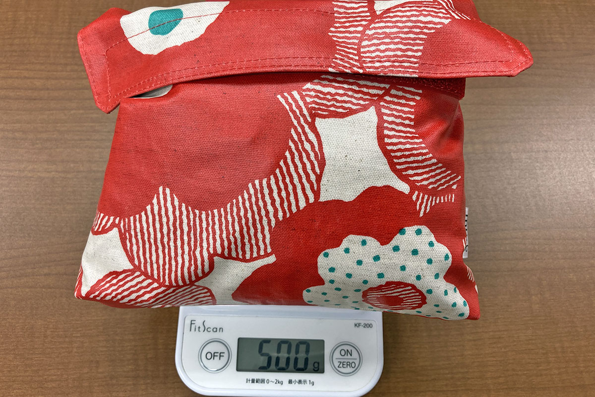 たっぷり入れて500g 