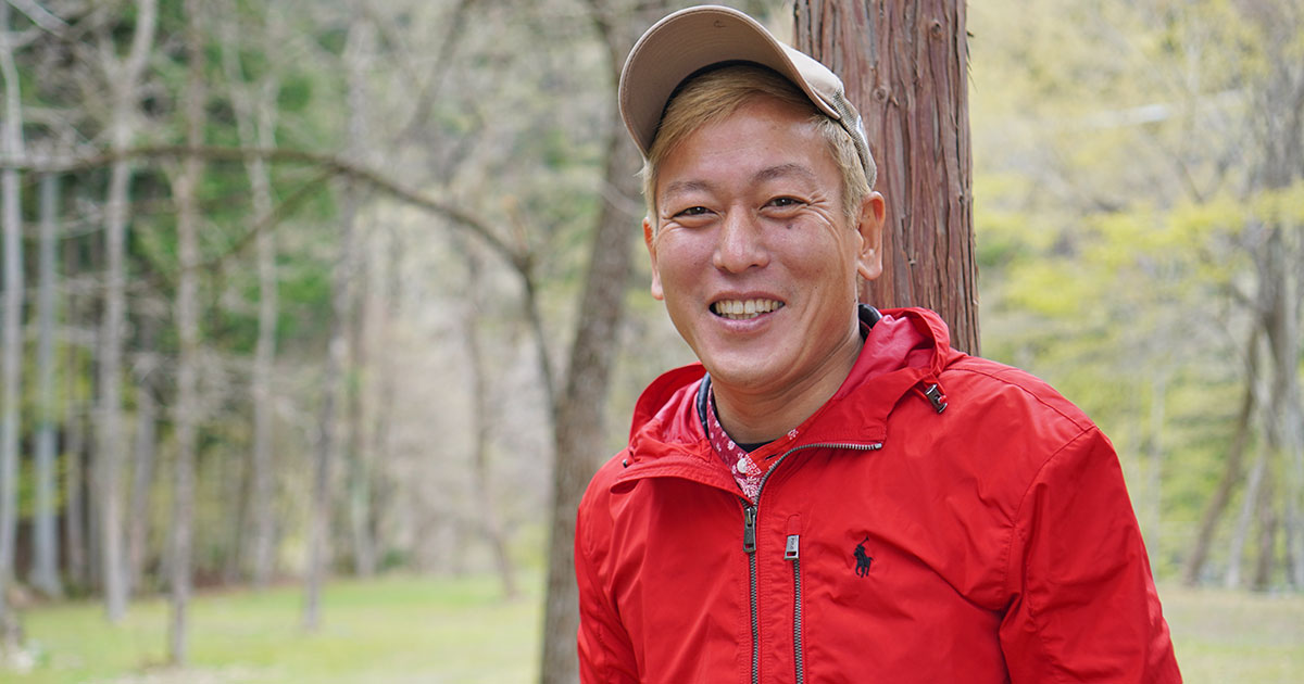 じゅんいちダビッドソンさんにキャンプ場でインタビュー