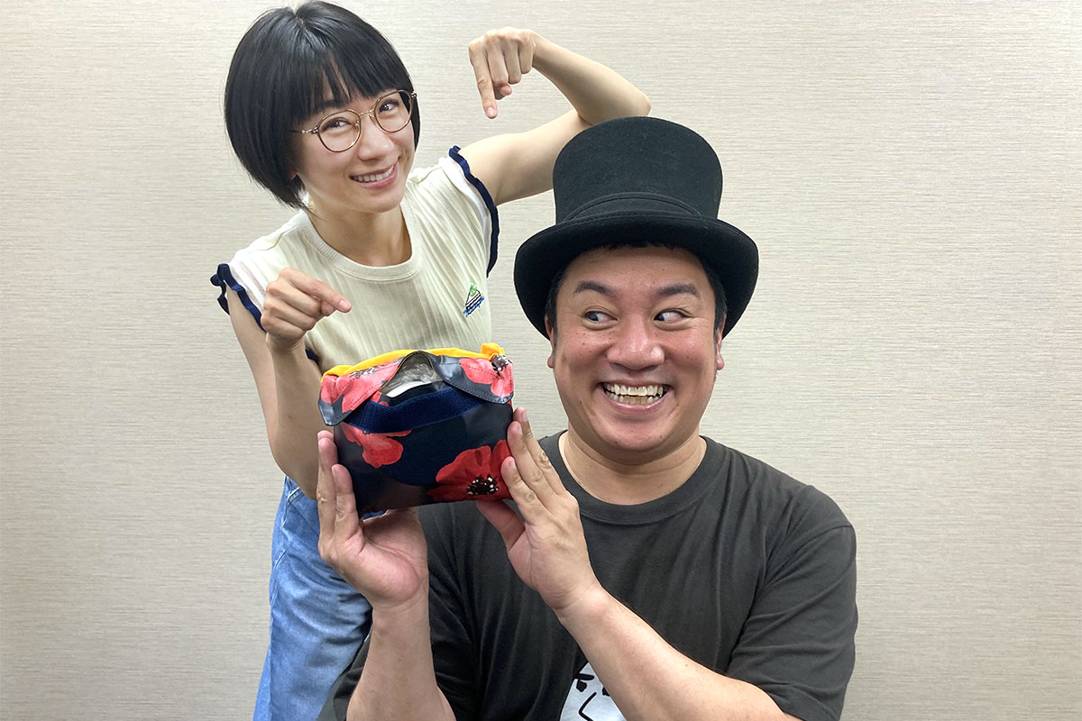 与座よしあきさんが防災ポーチに入れるもの『ポーチでオッケー！BOUSAI！』