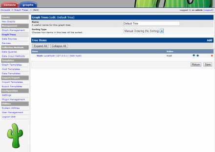 図13 Graph Treeの編集画面