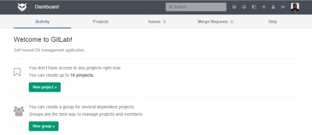 図15 プロジェクトの作成はDashboard画面から行える