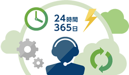 物理作業に対する運用負荷を低減