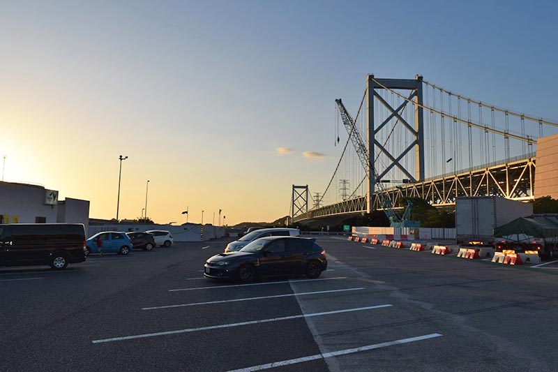 日が暮れてきた