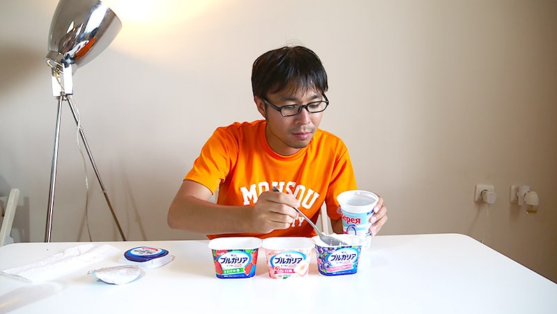 買ったヨーグルトを入れ替える!