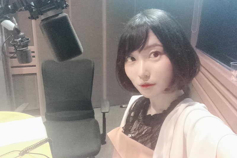 去年 FM-FUJI のラジオに出たときに自撮りした写真