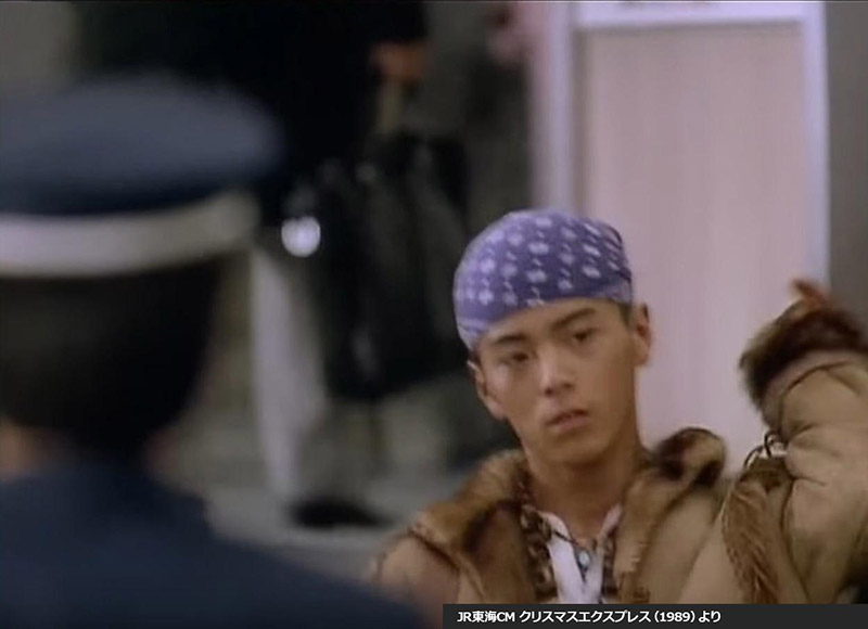 ▲出典:JR東海CM クリスマスエクスプレス(1989)より