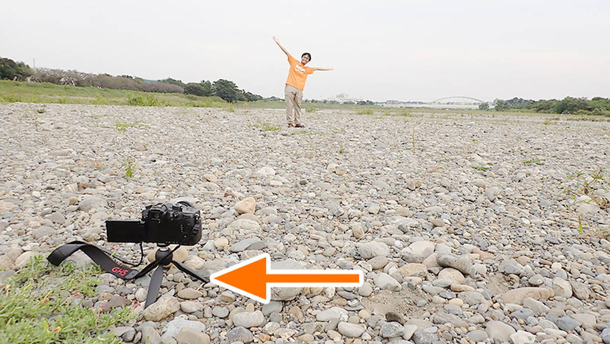 小さな三脚と、