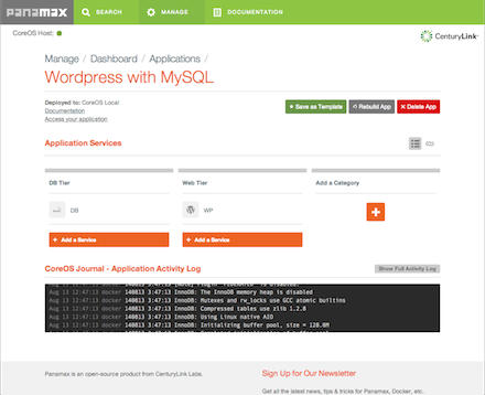 インストール画面
