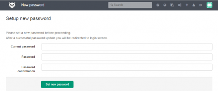 図11 GitLabのパスワード変更画面