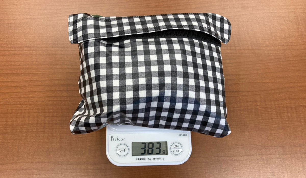 (重さは500gに収まりました)