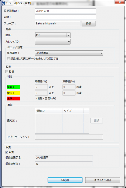 図4 「リソース[作成・変更]」画面