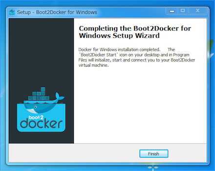 Docker for Windowsのインストーラー