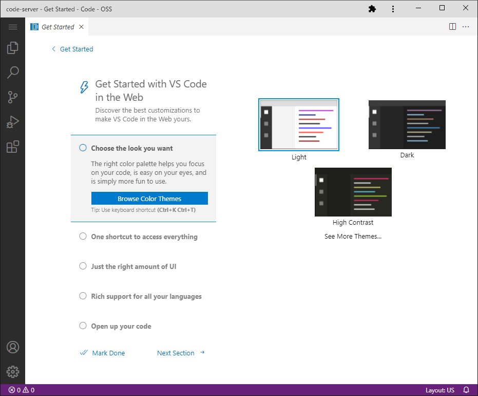 PWA化した code-server