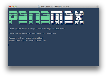 Panamaxのインストール中