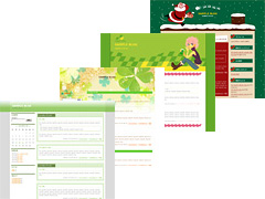 350種類以上から自由に選べるブログテンプレート