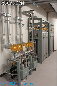 ガス消火設備