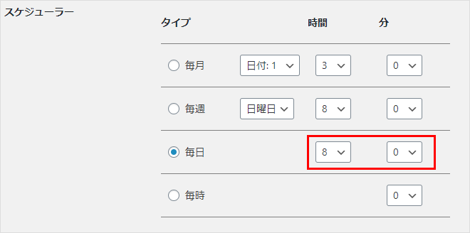 WordPressプラグインBackWpUpの設定上の注意04