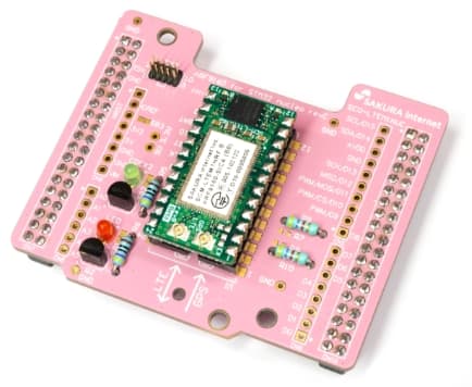 開発キットの組み立てサンプル