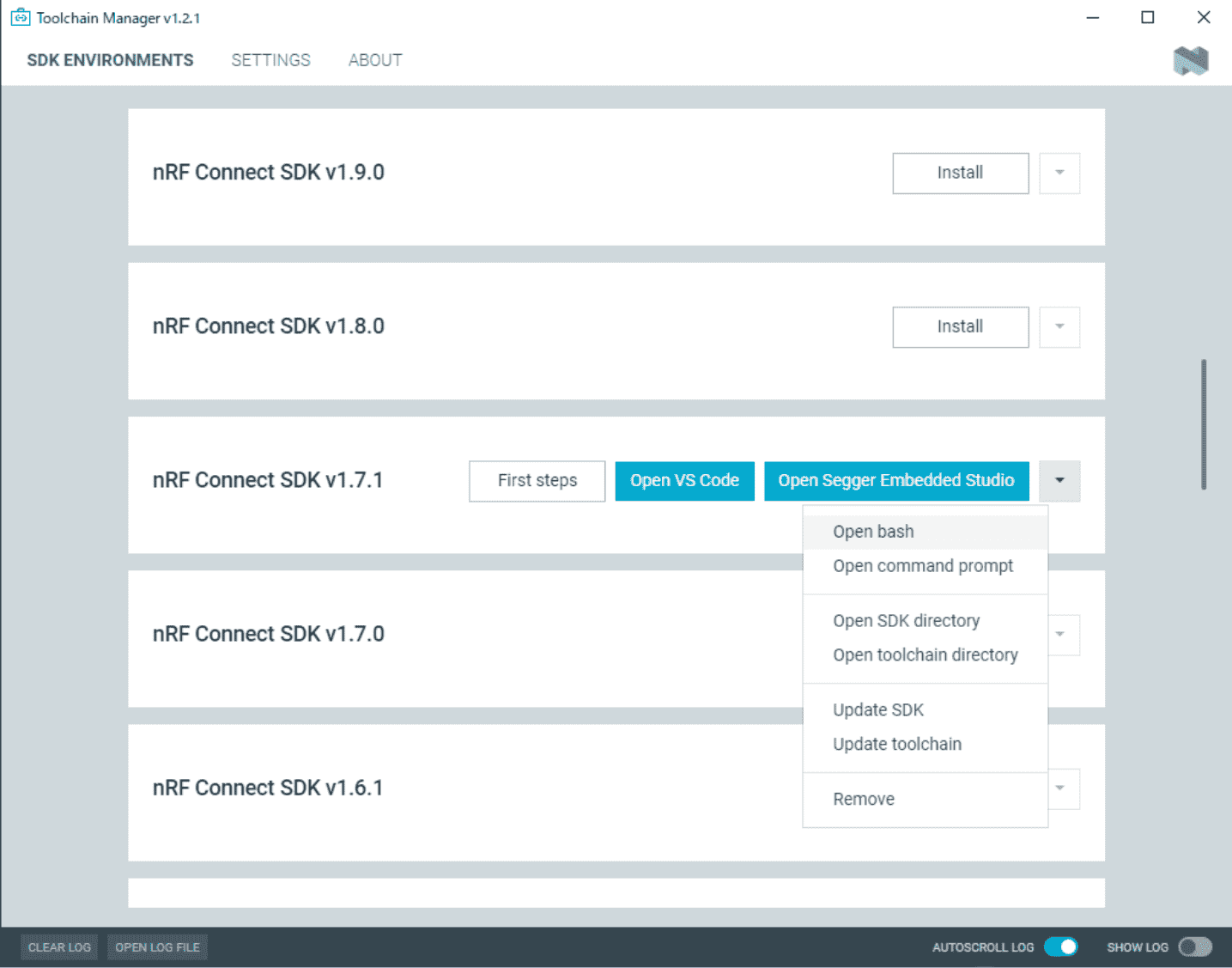 Toolchain Mangerv1.2.1