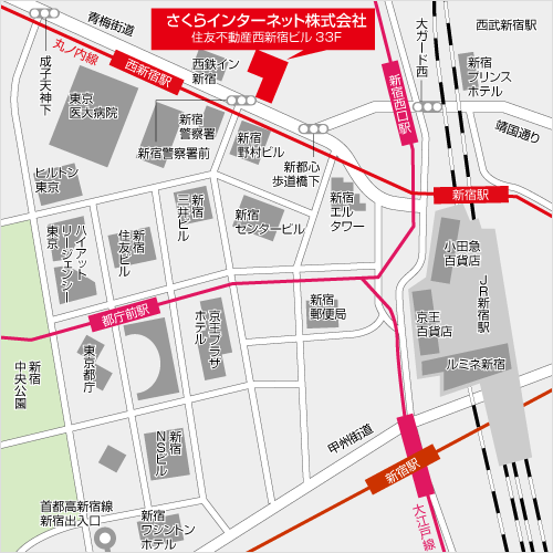 東京支社地図