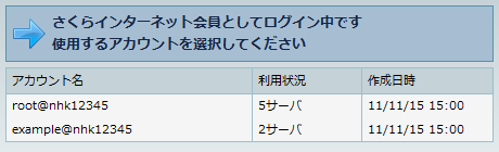 クラウドコントロールパネル