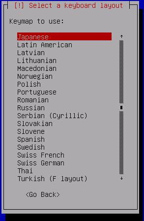 Debianインストーラー