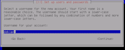 Debianインストーラー