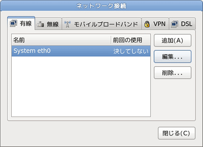 Fedoraインストーラー
