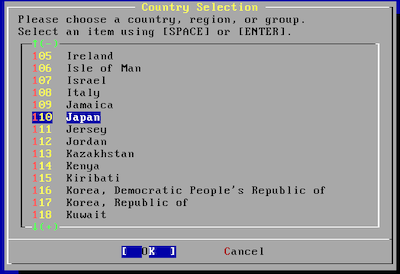 FreeBSDインストーラー