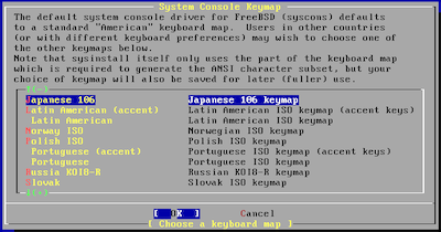 FreeBSDインストーラー