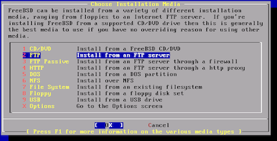 FreeBSDインストーラー