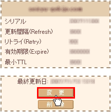 ドメインメニュー