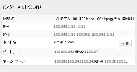 コントロールパネル