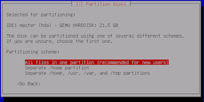 Debianインストーラー