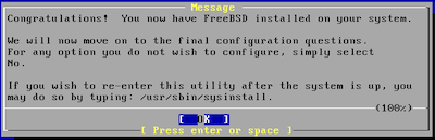 FreeBSDインストーラー