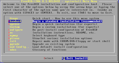 FreeBSDインストーラー