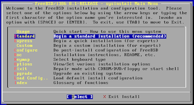 FreeBSDインストーラー