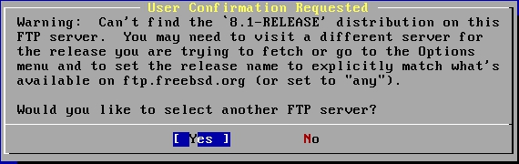 FreeBSDインストーラー